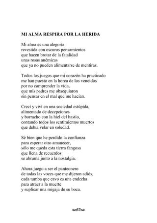 Poemas para un funeral 