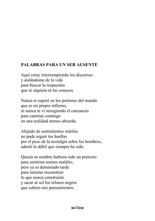 Poemas para un funeral 