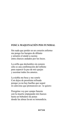 Poemas para un funeral 