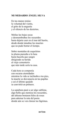 Poemas para un funeral 