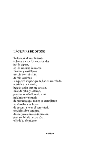 Poemas para un funeral 