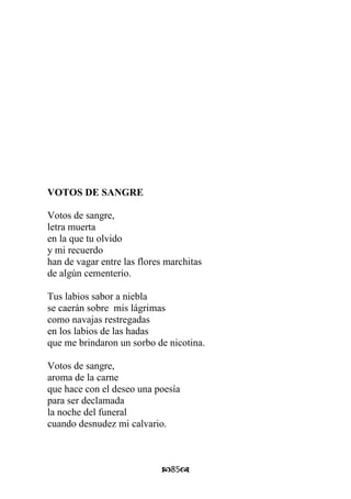 Poemas para un funeral 