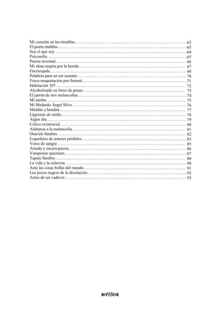 Poemas para un funeral 