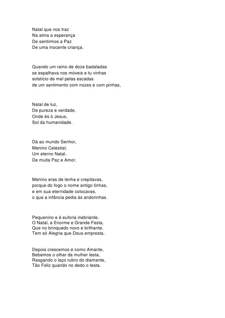 Poemas de natal-português