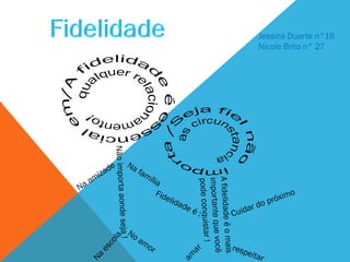 Jessica Duarte n°16
Nicole Brito n° 27
 