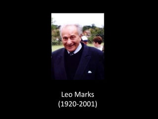 Leo Marks
(1920-2001)
 