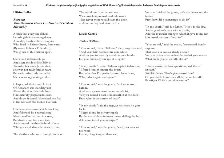 Poem Contest