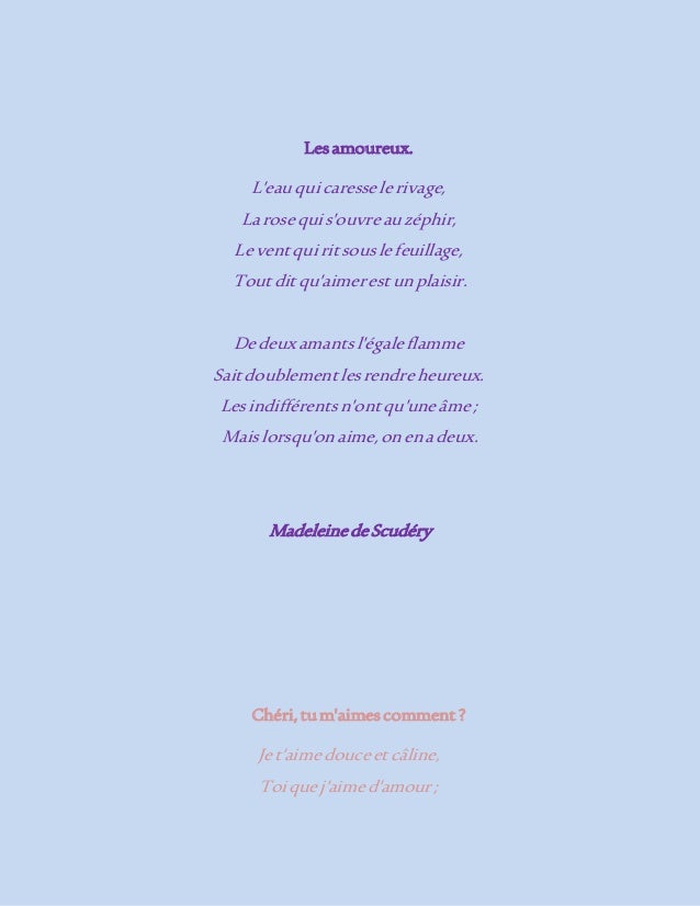 Petits Poemes D Amour