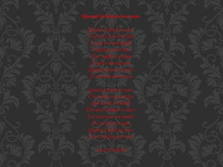 Quand je ferme les yeux. 
Quand je ferme les yeux 
Vous êtes là près de moi 
Je sens sur mon épaule 
S'appuyer votre bras 
D'un souffle la chaleur 
Se poser sur mon cou 
Quand je ferme les yeux 
Je suis tout contre vous. 
Quand je ferme les yeux 
C'est votre voix tout bas 
Qui me dit à l'oreille 
Des mots d'amour si doux 
J'ai encore sur ma bouche 
De vos lèvres le goût 
Quand je ferme les yeux 
Je ne sens plus que vous. 
Laure Bachelier 
