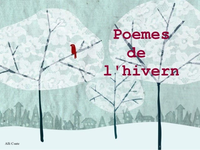 Poemes de lhivernAlli Coate 
