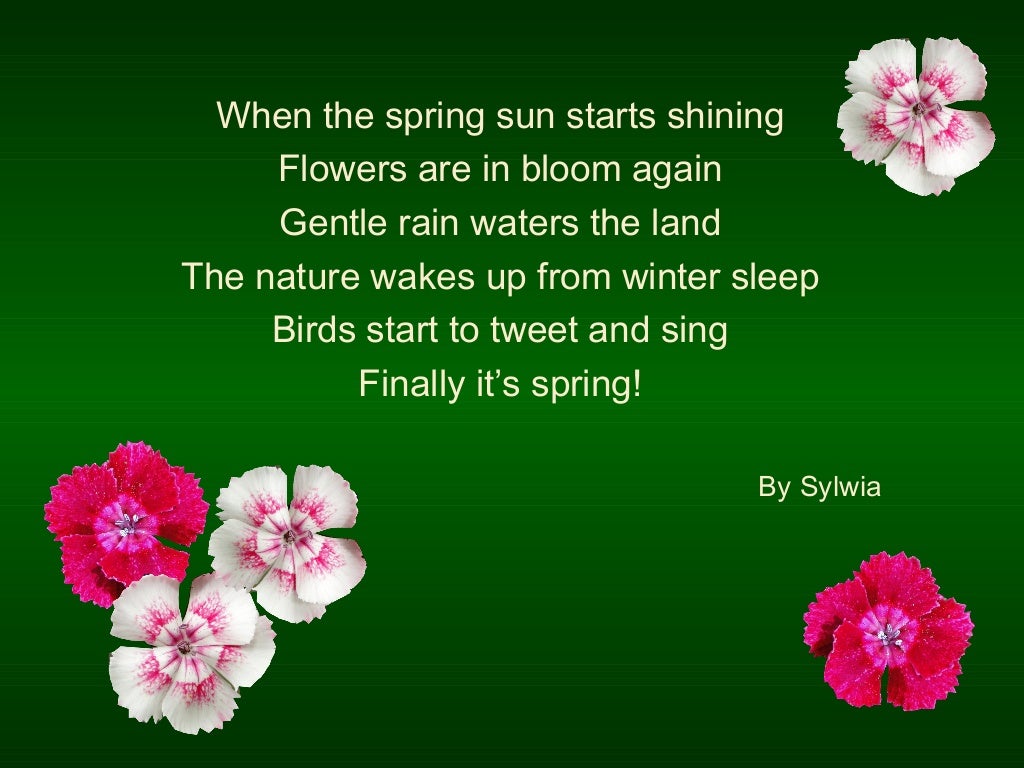 Poems about spring