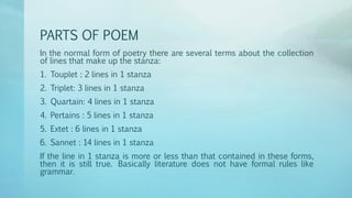 Normal Poem Structure Poems | PDF