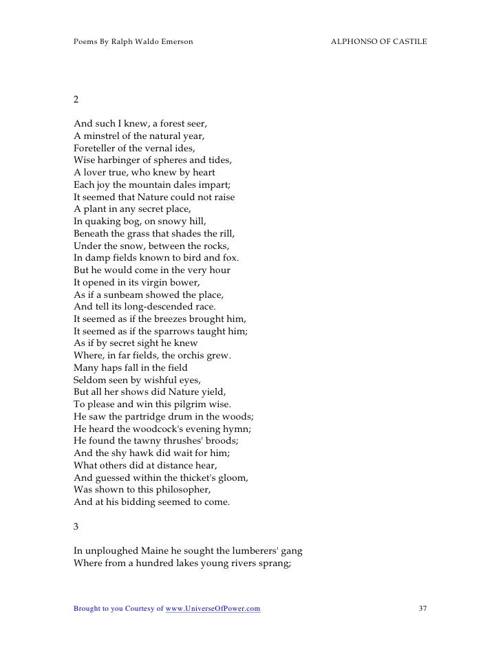 Download Waldo emerson poems Desktop Wallpaper Free
