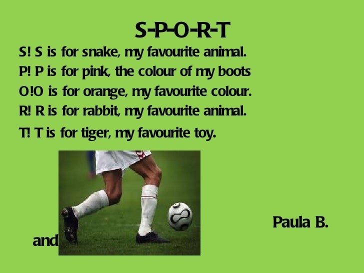 Silly Poems Sports 76