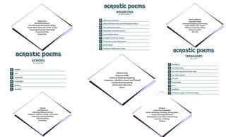 Poems 5° - 741 School - P.M.