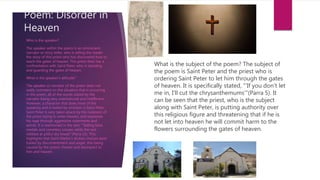 Poems and anti poems presentation | PPTX