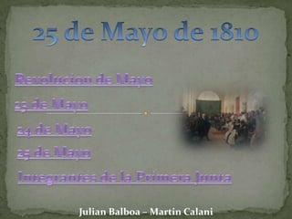 Julian Balboa – Martin Calani
 