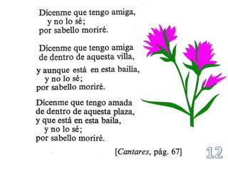 Poesía castellana de amor (16.02.2012)