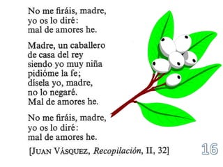 Poesía castellana de amor (16.02.2012)