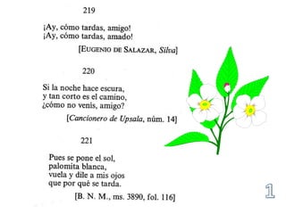 Poesía castellana de amor (16.02.2012)