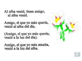 Poesía castellana de amor (16.02.2012)