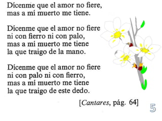Poesía castellana de amor (16.02.2012)
