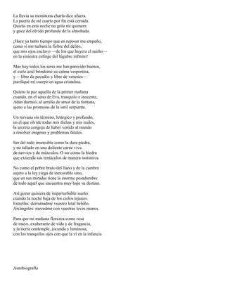 Poesía de juan ramón molina