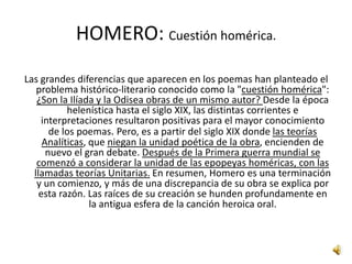 Las noticias de su ceguera es un  rasgo típico de su leyenda (era conocido por el sobrenombre "el que no ve", traducción literal de la palabra Homero). 