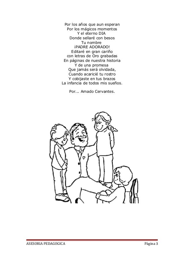 Poesía por el día del padre