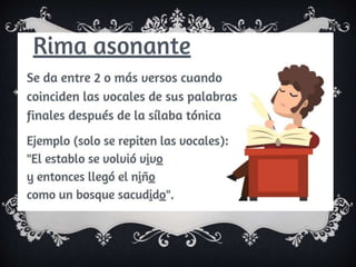 Que Es La Rima Poesía, RIMAS ASONANTES Y CONSONANTES, REDACCIÓN.pptx