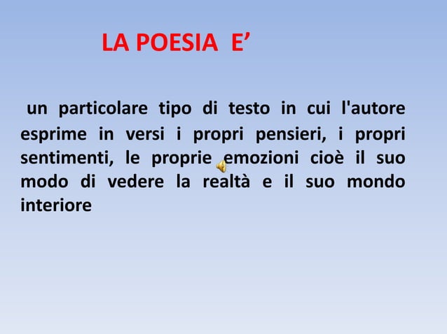 Poesia | PPT