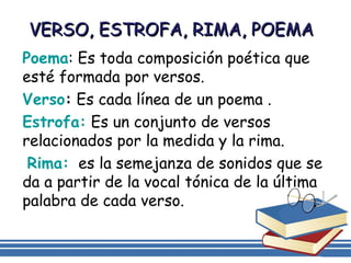 Rima Linea Poesia | PPT
