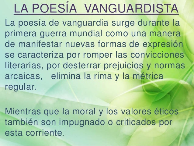 Poesia de-vanguardia, Grupo 3