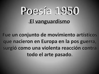Poesía 1950
.
 
