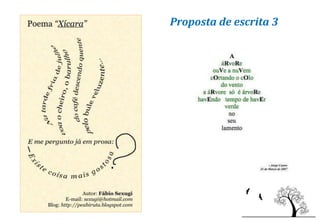 Proposta de escrita 3
 