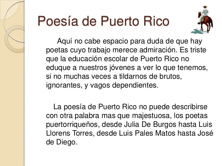 Poesia De Puerto Rico
