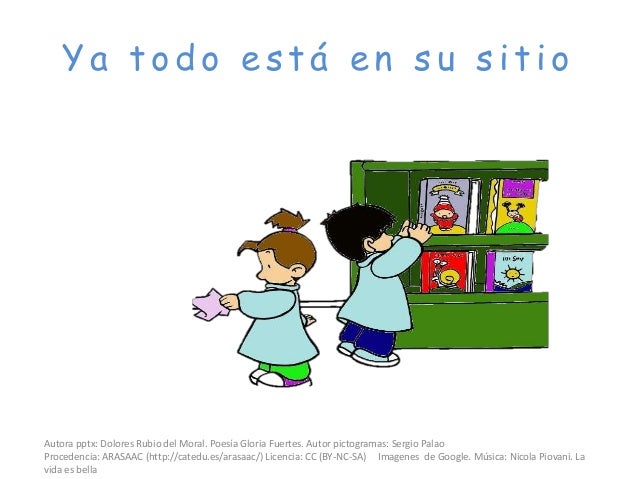 Poesia Todo está en su sitio. Gloria Fuertes