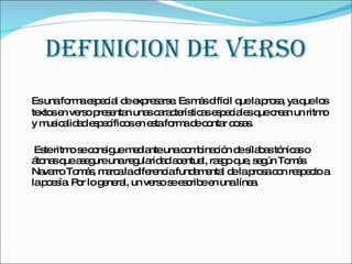 Forma Prosa POESIA, PROSA | PPT