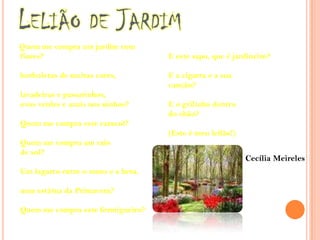 Poesias De CecíLia Meireles