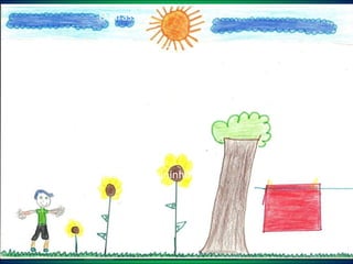 O girassol O girassol segue o sol Faça chuva ou faça sol. Sempre seguindo o sol O girassol se abre como um lençol Eu plantei um girassol Que nasceu pequenininho Olhando para o sol, Cresceu como um menininho. Bruna Brignol 