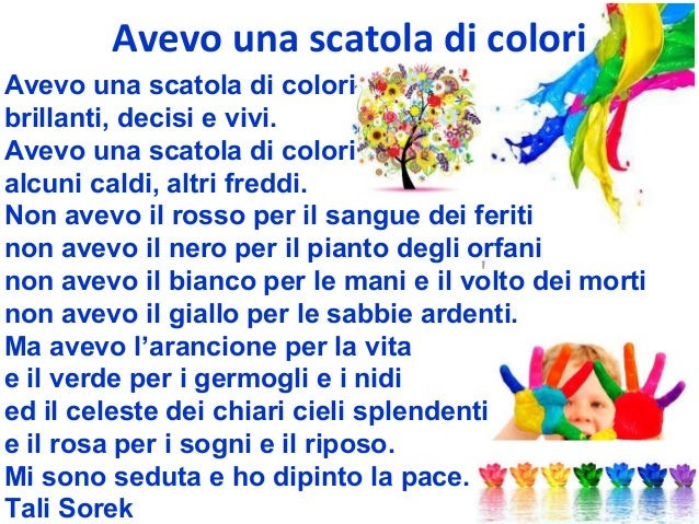 Poesia Sui Colori Della Pace