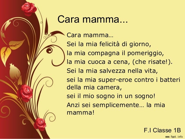 Poesie Dedicate Alla Mamma