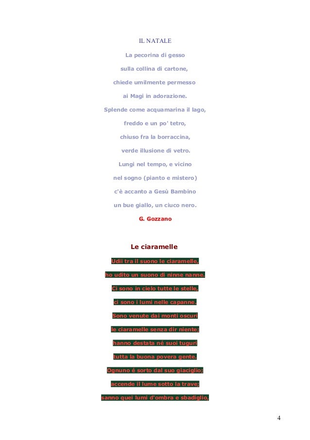 Poesia Di Natale Guido Gozzano.Poesie Di Natale