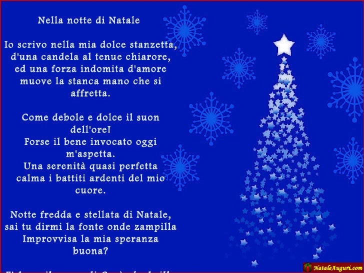 Poesia Di Natale Umberto Saba.Poesie Di Natale
