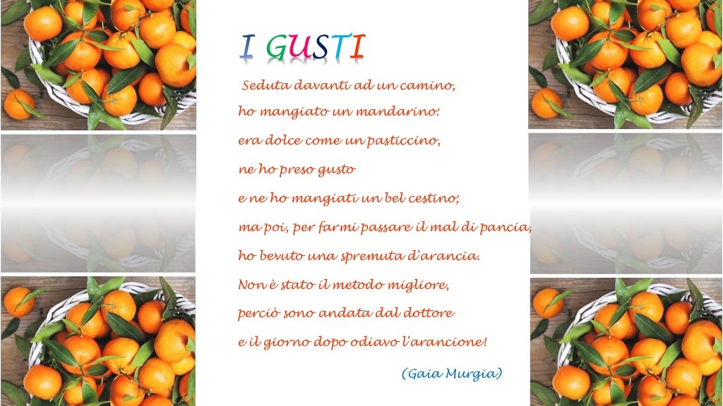 Anche il cibo è " Poesia"