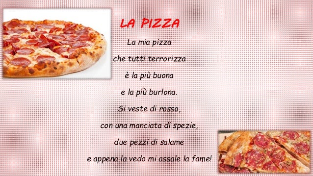 Anche il cibo è " Poesia"