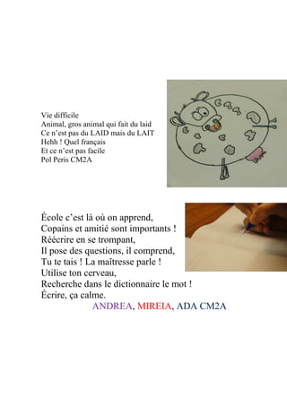 CP (textos colectivos)
La sala de Motricidad: Poder jugar, disfrutar, andar de puntillas,
saltar en los aros, pasar por el túnel, hacer circuitos, subir, bajar,
correr, cantar y bailar.
El tesoro:esto es un tesoro de un pirata. ¿Habrá un cofre lleno de oro
?
 