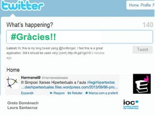 Oreto Doménech
Laura Santacruz
Oreto Doménech
Laura Santacruz
 