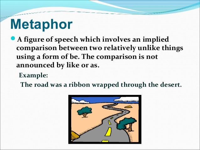 Literary terms help metaphor