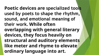 PPT PRESENTATION ON : Poetic Devices.pptx